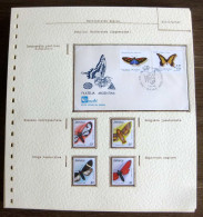 54649 Jamaique Jamaica Argentine Argentina 1985 Fdc Papillons Schmetterlinge Butterfly Butterflies Neufs ** MNH - Vlinders