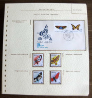 54649 Jamaique Jamaica Argentine Argentina 1985 Fdc Papillons Schmetterlinge Butterfly Butterflies Neufs ** MNH - Papillons