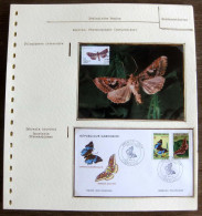 54621 Gabon Gabonaise ACORES PORTUGAL MAXIMUM Papillons Papillon Schmetterlinge Butterfly Butterflies Neufs ** MNH - Vlinders