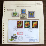 54523 Hongrie Hungary Suisse Polska Papillons Papillon Schmetterlinge Butterfly Butterflies Neufs ** MNH - Papillons