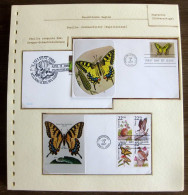 54416 Usa Stationery Covers Fdc Papillons Papillon Schmetterlinge Butterfly Butterflies Neufs ** MNH - Vlinders