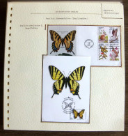 54355 Usa Russie Russia Maximum 1987 Papillons Papillon Schmetterlinge Butterfly Butterflies Neufs ** MNH - Vlinders