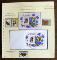 54312 Grenada Fdc Barbados Guyana Papillons Papillon Schmetterlinge Butterfly Butterflies Neufs ** MNH - Papillons