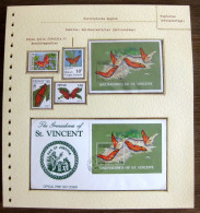 54265 Grenadines Grenade (grenada) Nevis Fdc Papillons Papillon Schmetterlinge Butterfly Butterflies Neufs ** MNH - Vlinders