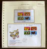 54188 Turquie (Turkey) Fdc 1988 Papillons Papillon Schmetterlinge Butterfly Butterflies Neufs ** MNH - Papillons