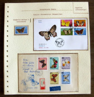 54189 Turquie (Turkey) Fdc 1988 Hongrie (Hungary) Papillons Papillon Schmetterlinge Butterfly Butterflies Neufs ** MNH - Vlinders