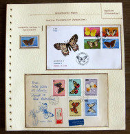 54189 Turquie (Turkey) Fdc 1988 Hongrie (Hungary) Papillons Papillon Schmetterlinge Butterfly Butterflies Neufs ** MNH - Papillons