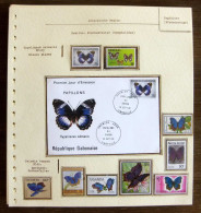 54078 Afrique Africa Gabon Senegal Fdc Papillons Papillon Schmetterlinge Butterfly Butterflies Neufs ** MNH - Papillons