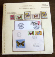 54054 Roumanie Romania Non Dentelé Imperf France Papillons Schmetterlinge Butterfly Butterflies Neufs ** MNH - Vlinders