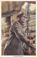 Am Scherenfernrohr - Kriegspostkarte No.73 Von K.Hayd - Material