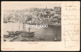 Porto * Centro Histórico * Barcos No Rio Douro * Nº 61 Edição Emilio Biel * Circulado 1913 - Porto