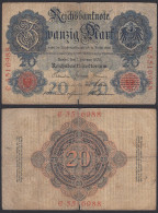 20 Mark 1908 Ro 31 Pick 31 UDR: X Serie: C - VG (5)   (30985 - Sonstige & Ohne Zuordnung