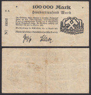 Waldenburg 100-tausend Mark 1923 Schlesien Steinkohle-Syndikat    (31069 - Autres & Non Classés