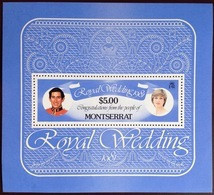 Montserrat 1981 Royal Wedding Minisheet MNH - Montserrat