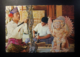 Indonesia - Bali - Seni Ukiran Kayu - Art Of Woodcarving - Used Card - Indonesië