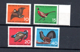 ALLEMAGNE - GERMANY - 1965 - SURTAXE AU PROFIT DE LA JEUNESSE - OISEAUX - BIRDS - VÔGEL - - Ungebraucht