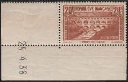 France   -    Y&T    -    262  (2 Scans)   -  Perf. 13     -     **    -    Neuf Avec Gomme D'origine Et SANS Charniere - Unused Stamps