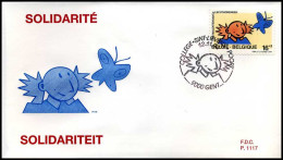 2580 - FDC - Solidariteit  #1  P1117 - 1991-2000