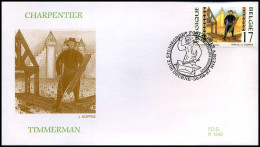 2723 - FDC - Ambachtelijke Beroepen  #3  P1243 - 1991-2000