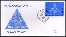 2784 - FDC - Werelddag Van De Post  #1  P1284 - 1991-2000