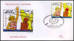 2841 - FDC - Jeugdfilatelie  #1  P1324 - 1991-2000