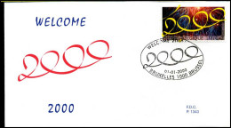 2878 - FDC - Welcome 2000 #2 P1343 - 1991-2000