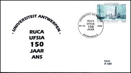 3057 - FDC - 150 Jaar "Universiteit Antwerpen" #1 P1401 - 2001-2010