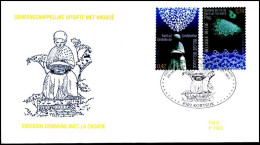 3093/94 - FDC - Kantwerk - Gemeensch. Uitgifte Met Kroati? #1 P1 - 2001-2010