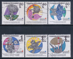 Czechoslovakia 1970 Mi# 1970-1975 Used - Interkosmos / Space - Europa