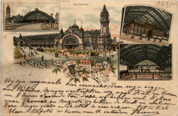 Gruss Aus Köln - Litho - Bahnhof 1895 - Köln