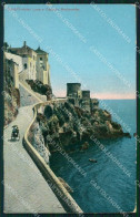 Salerno Amalfi Hotel Luna Castello Medioevale Cartolina RB5583 - Salerno