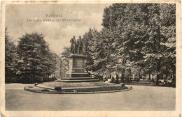 Kattowitz - Zweikaiserdenkmal Am Wilhelmplatz - Schlesien