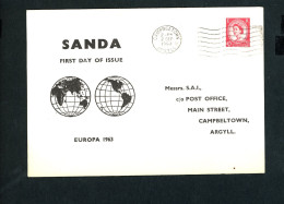 Großbritannien Sanda Europa 1963 FDC - 1981-1990 Dezimalausgaben