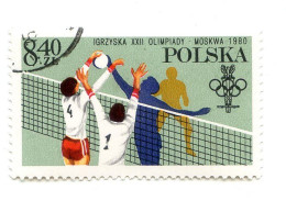 Timbre POLSKA  JEUX OLYMPIQUES 1980 - Ete 1980: Moscou