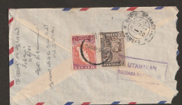 Malaya 1964 Malaya Stamp And Kedah Stamp Combined Used From Malaya To India Cover (L21 - Maleisië (1964-...)