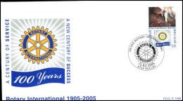 3352 - FDC - 100 Jaar Rotary P1488 - 2001-2010