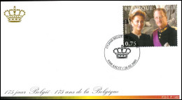 3356 - FDC - 175 Jaar Belgie - De Dynastie P1491 - 2001-2010