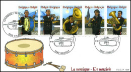 3459/63 - FDC - Muziek : Harmonie En Fanfares P1529 - 2001-2010