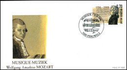 3470 - FDC - Muziek : Wolfgang Amadeus Mozart P1533 - 2001-2010