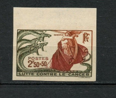 FRANCE 496 ESSAI DE COULEURS CANCER  LUXE NEUF SANS CHARNIERE - Color Proofs 1900-1944