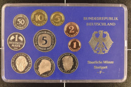 Kursmünzsatz BRD 2000 Prägestätte F [Stuttgart] - Münz- Und Jahressets