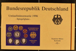 Kursmünzsatz BRD 1996 Prägestätte G [Karlsruhe] - Münz- Und Jahressets