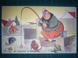 ARGENTINE, Carte Postale Vintage, Illustration Amusante Avec Des Caricatures Drôles Et Hilarantes. Comédie, Humour.. - Humour