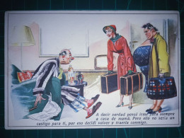 ARGENTINE, Carte Postale Vintage, Illustration Amusante Avec Des Caricatures Drôles Et Hilarantes. Comédie, Humour.. - Humor