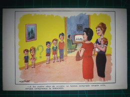 ARGENTINE, Carte Postale Vintage, Illustration Amusante Avec Des Caricatures Drôles Et Hilarantes. Comédie, Humour.. - Humor
