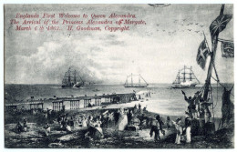 THE ARRIVAL OF THE PRINCESS ALEXANDRA OFF MARGATE, 1863 - GOODMAN / RAMSGATE, GPO (THOMPSON) - Margate