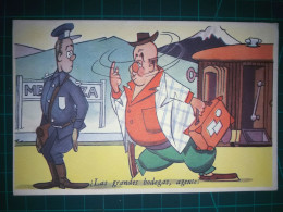 ARGENTINE, Carte Postale Vintage, Illustration Amusante Avec Des Caricatures Drôles Et Hilarantes. Comédie, Humour.. - Humour