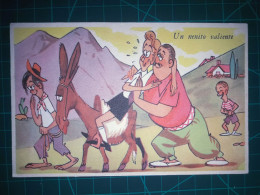 ARGENTINE, Carte Postale Vintage, Illustration Amusante Avec Des Caricatures Drôles Et Hilarantes. Comédie, Humour.. - Humor