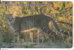 NAMIBIA(chip) - African Wild Cat, Tirage %30000, Used - Namibië