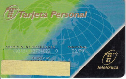 BMP-016 TARJETA DE ESPAÑA DE TELEFONICA PERSONAL 7743/96 - Basisuitgaven